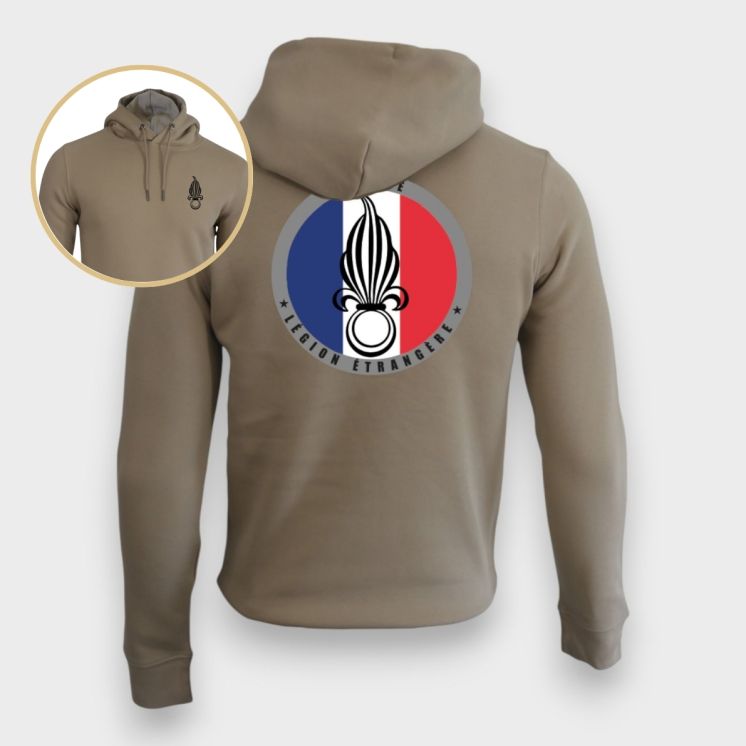 Sweat-shirt 350g Légion Etrangère FranceWet sand