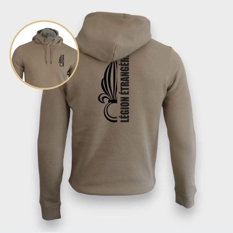 Sweat-shirt 350g Légion Etrangère DesignWet sand