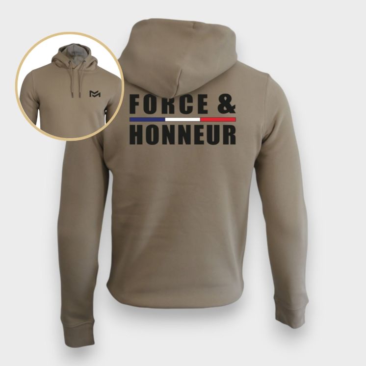 Sweat-shirt 350g Force & HonneurWet Sand