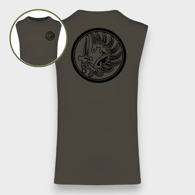 T-shirt sans manche Metro Dark kakhi