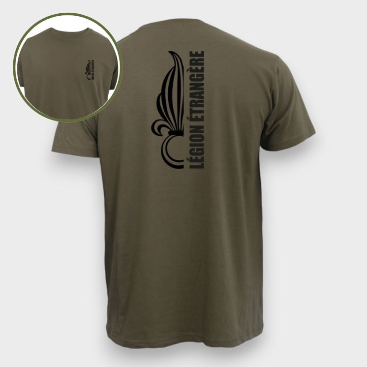 T-shirt Légion Etrangère design Kaki