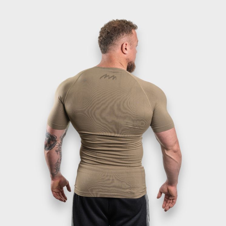 T-shirt Navy troops Tan