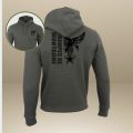 Sweat-shirt 350g Troupes de montagne Design Organic Kakhi Sweat-shirt 350g Troupes de montagne Design Organic Kakhi