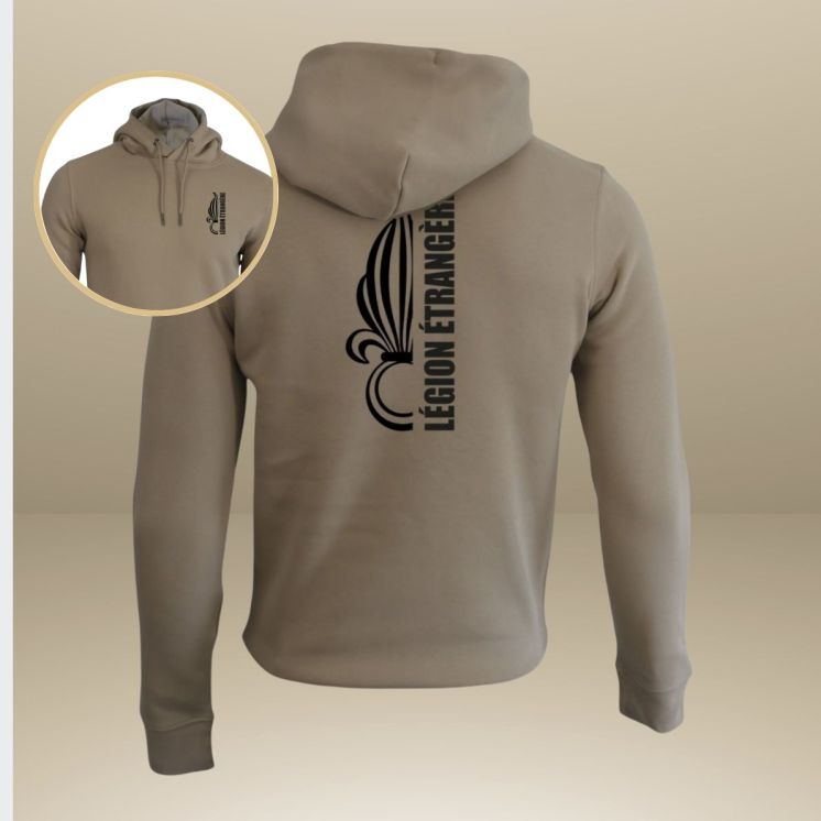 Sweat-shirt 350g Légion Etrangère DesignWet sand