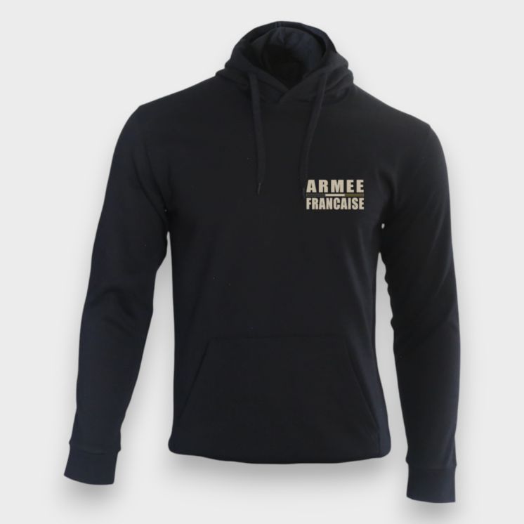 Sweat-shirt Armée Française BR Noir