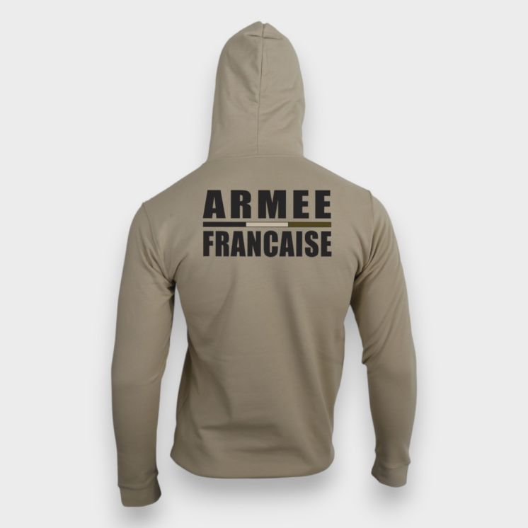 Sweat-shirt Armée Française BR Light Sand