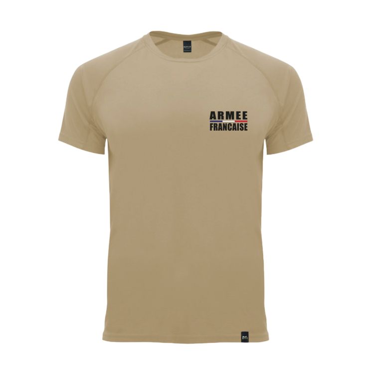 T-shirt Armée Française CONTROL DRY Coyote