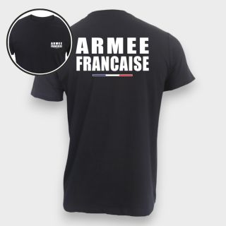 T-shirt Armée Française Noir