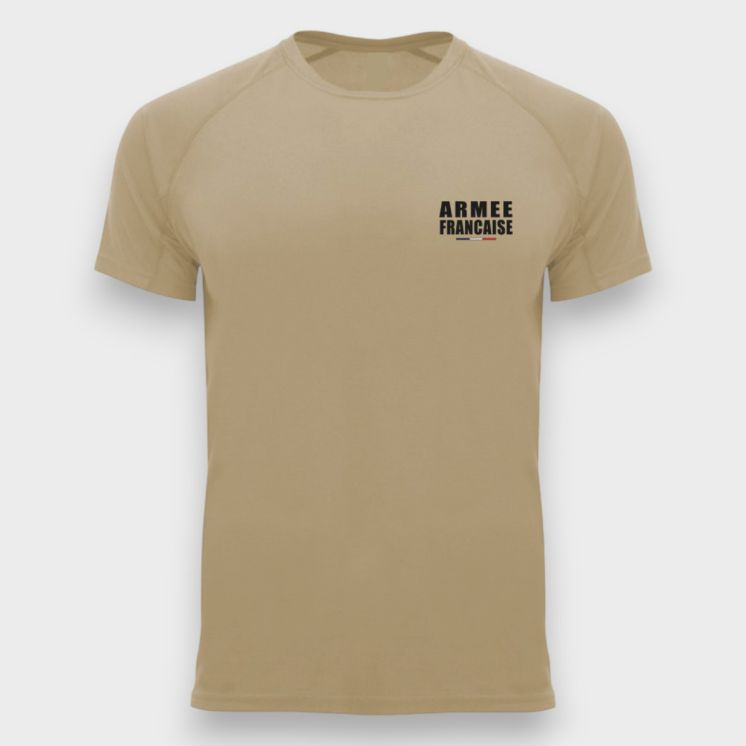 T-shirt Armée Française CONTROL DRY Coyote 
