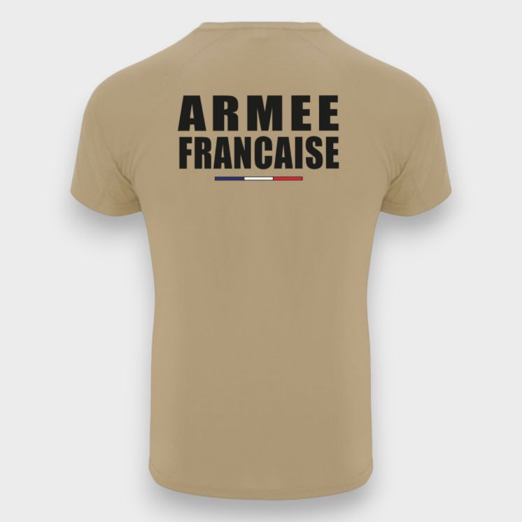 T-shirt Armée Française CONTROL DRY Coyote 