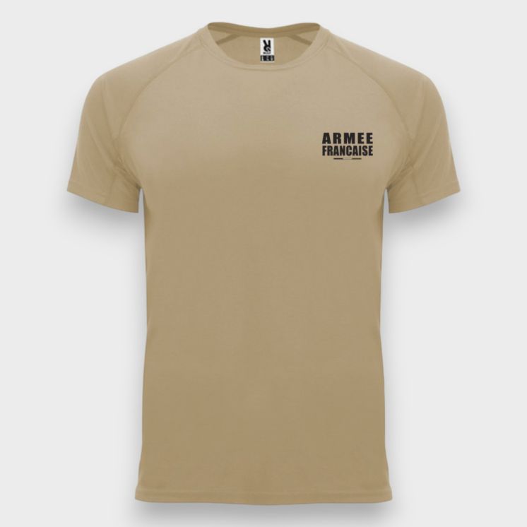 T-shirt Armée Française BV CONTROL DRY Coyote 