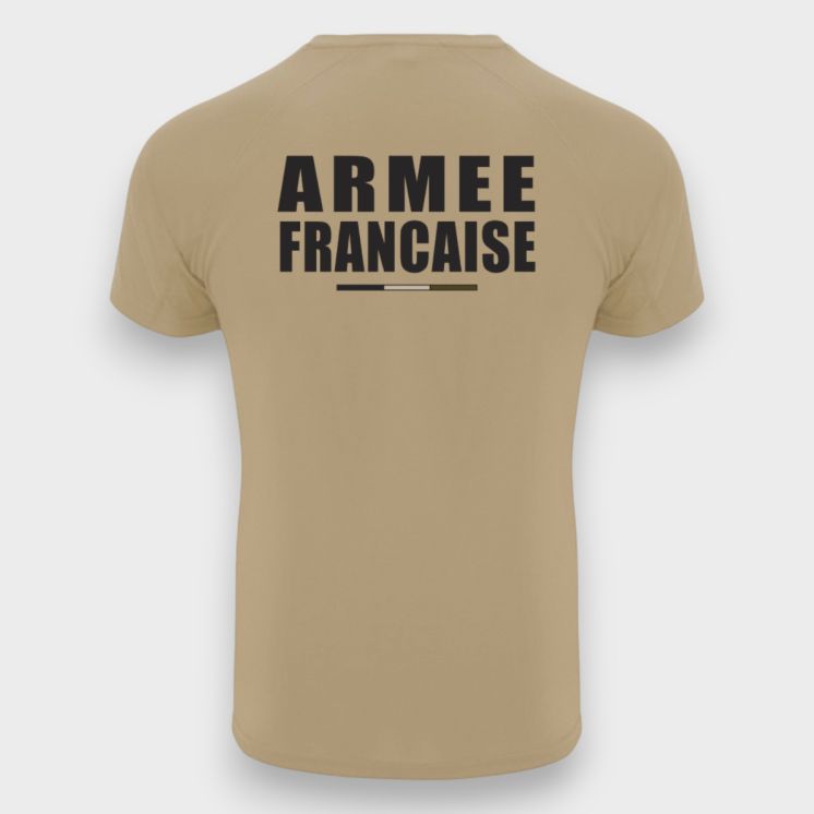 T-shirt Armée Française BV CONTROL DRY Coyote 