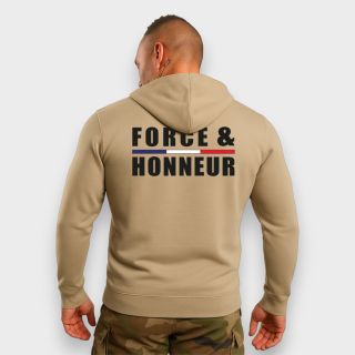 Sweat-shirt Force & Honneur Light Sand