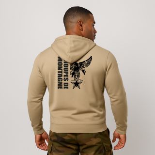 Sweat-shirt Troupes de Montagne design Light Sand Sweat-shirt Troupes de Montagne design Light Sand
