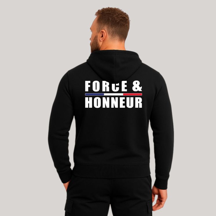 Sweat-shirt Force & Honneur Liseré Noir