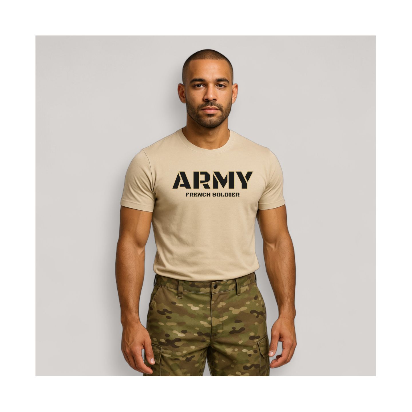 T-shirt Army French Soldier Coyote T-shirt Army French Soldier Coyote