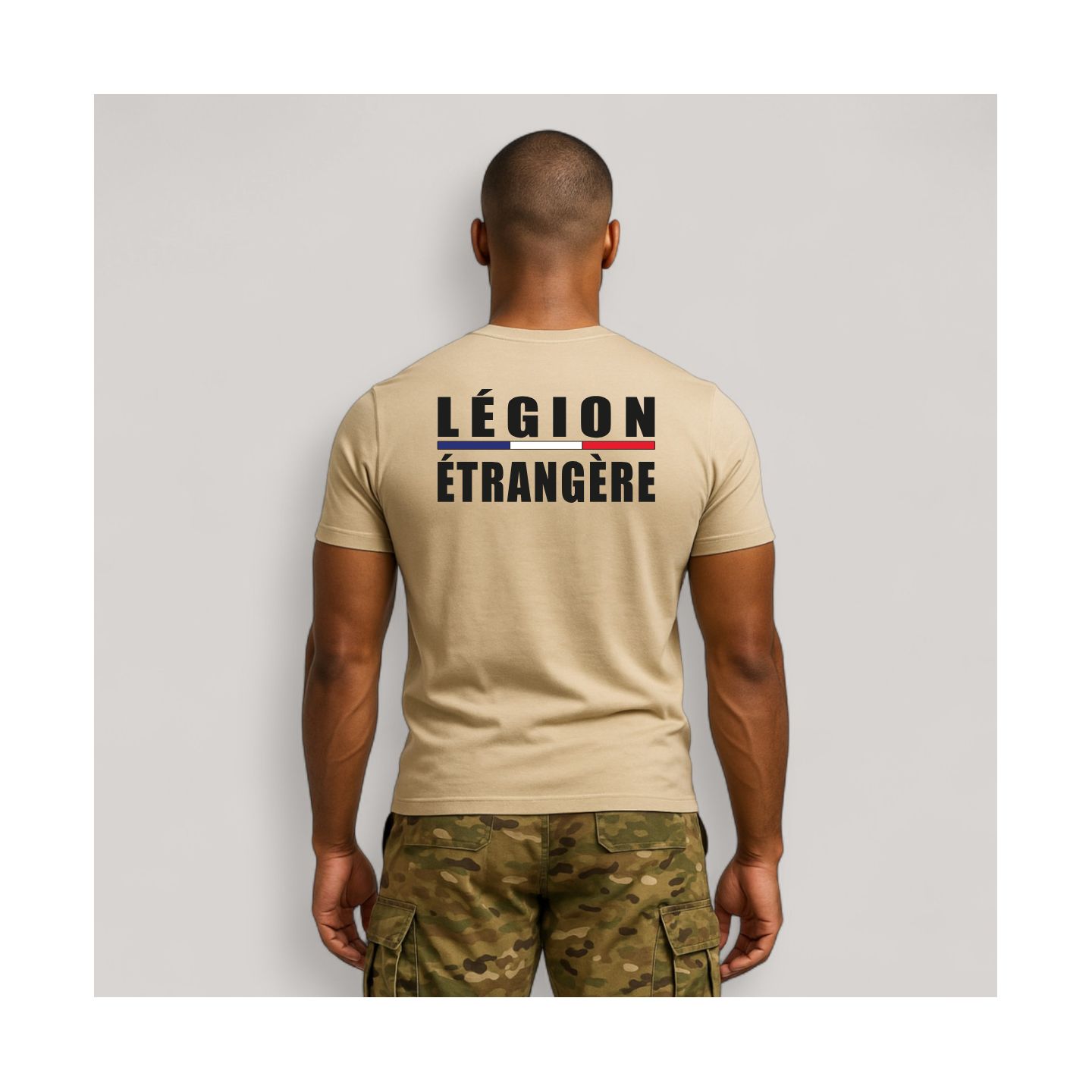 T-shirt 190g Légion Etrangère Liseré Coyote T-shirt 190g Légion Etrangère Liseré Coyote