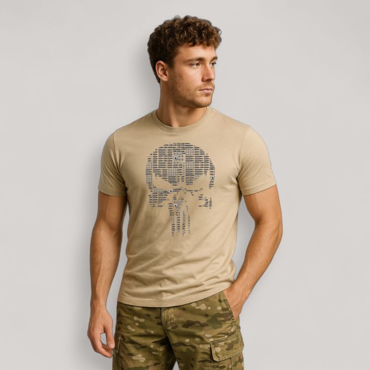 T-shirt Punisher Balles Coyote