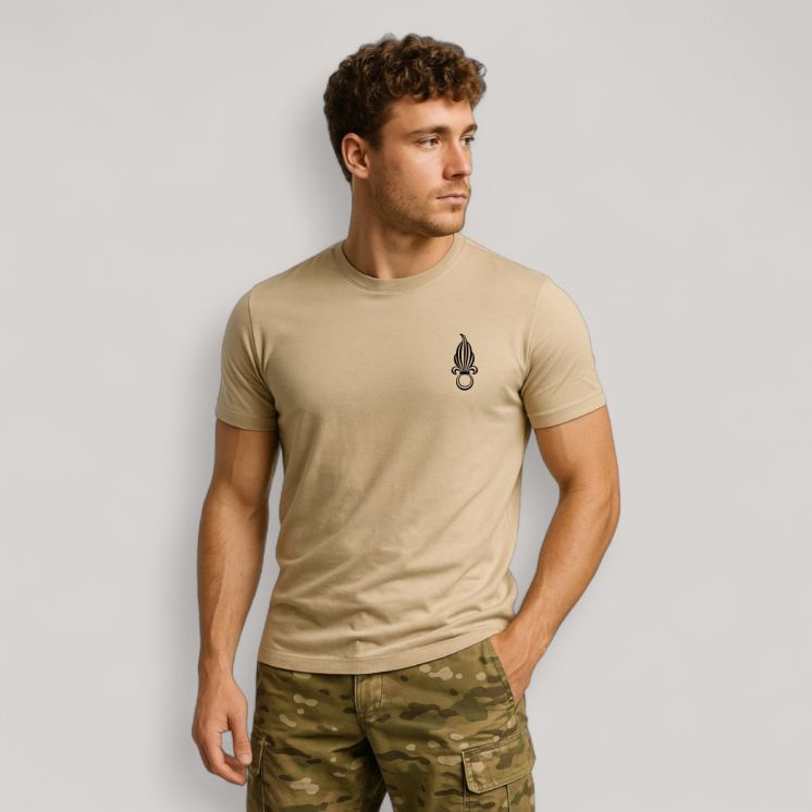 T-shirt Légion Etrangère France Coyote