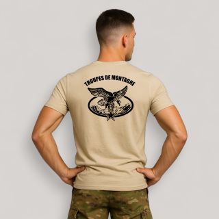 T-shirt Troupes de Montagne Coyote