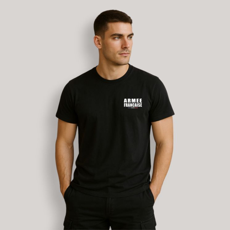 T-shirt Armée Française Noir