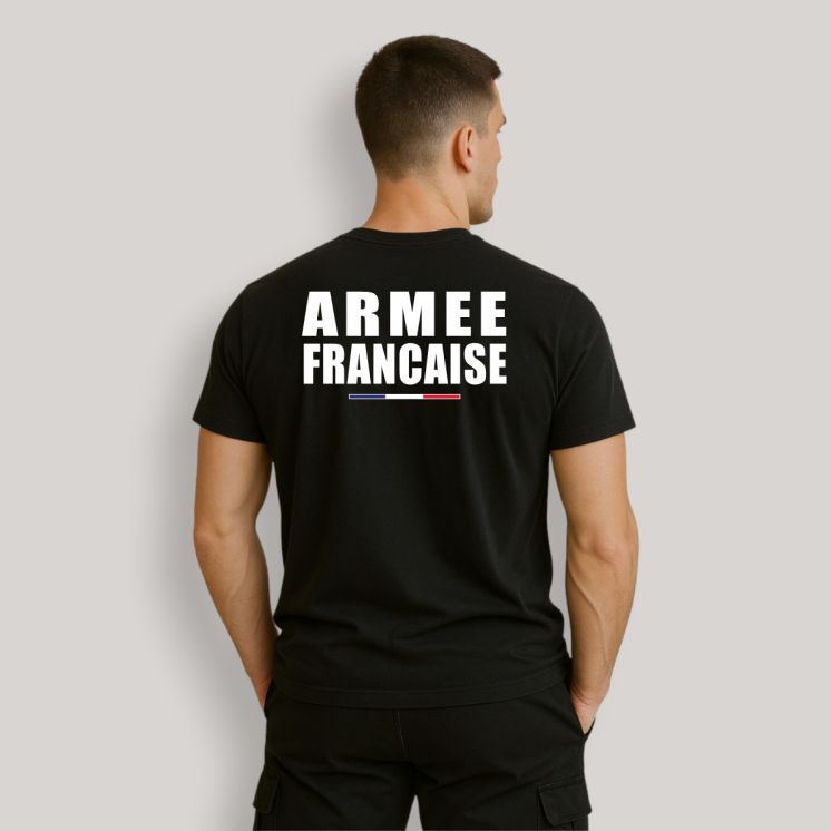 T-shirt Armée Française Noir