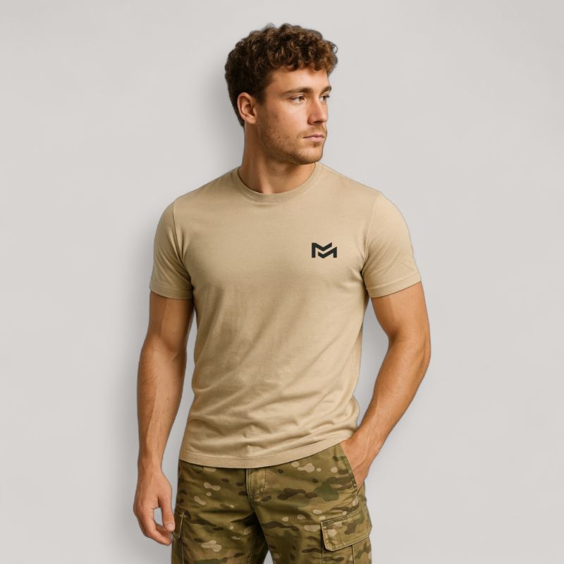 T-shirt Force & Honneur Liseré Coyote