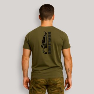 T-shirt Légion Etrangère design Kaki