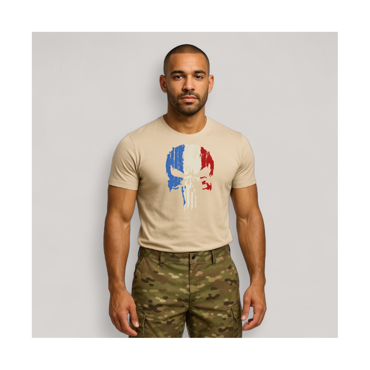 T-shirt Punisher France Coyote T-shirt Punisher France Coyote