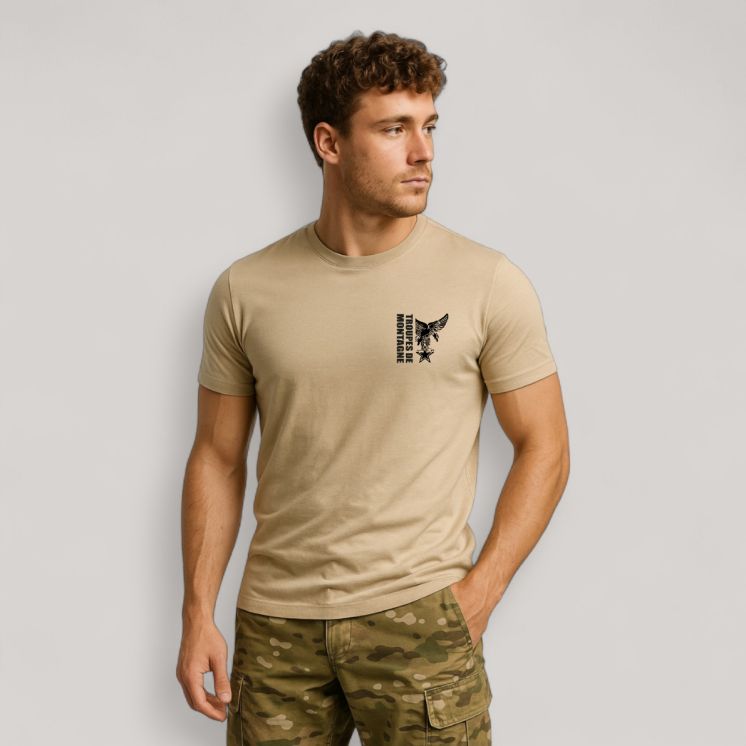 T-shirt Troupes de Montagne design Coyote T-shirt Troupes de Montagne design Coyote