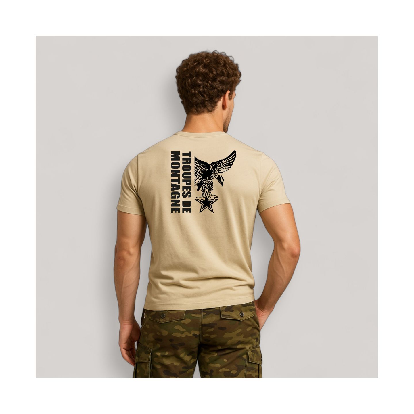T-shirt Troupes de Montagne design Coyote T-shirt Troupes de Montagne design Coyote