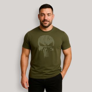 T-shirt Punisher Kaki Kaki