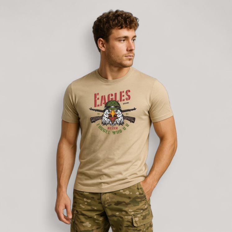 T-shirt Eagle never forget Coyote
