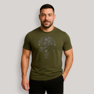 T-shirt Punisher Balles Kaki