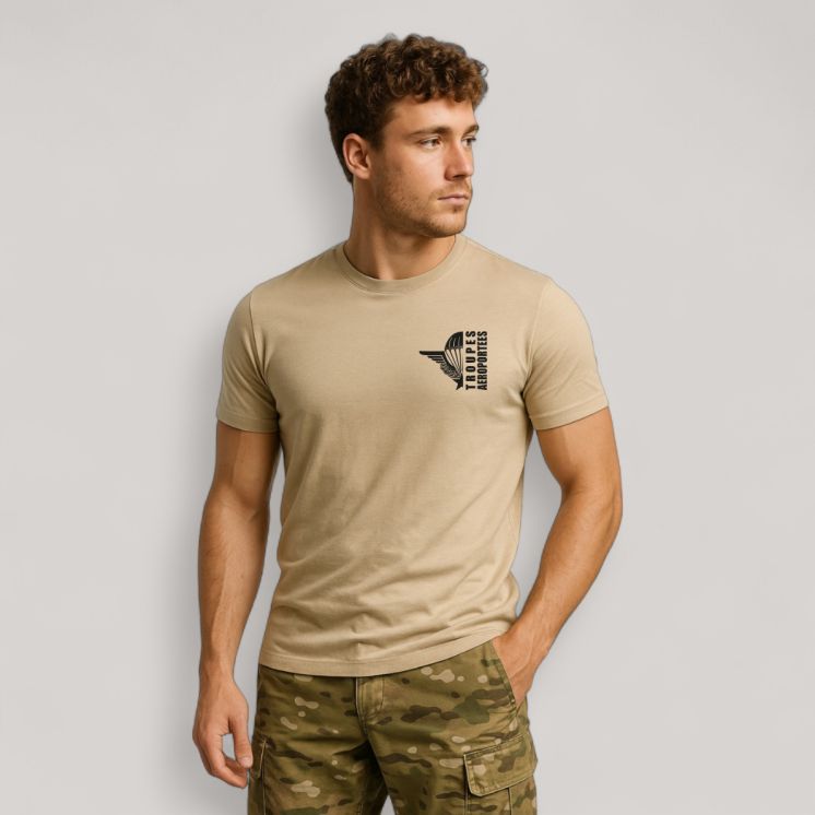 T-shirt Troupes Aéroportées design Coyote T-shirt Troupes Aéroportées design Coyote