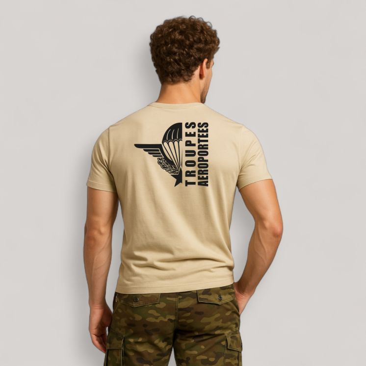 T-shirt Troupes Aéroportées design Coyote T-shirt Troupes Aéroportées design Coyote