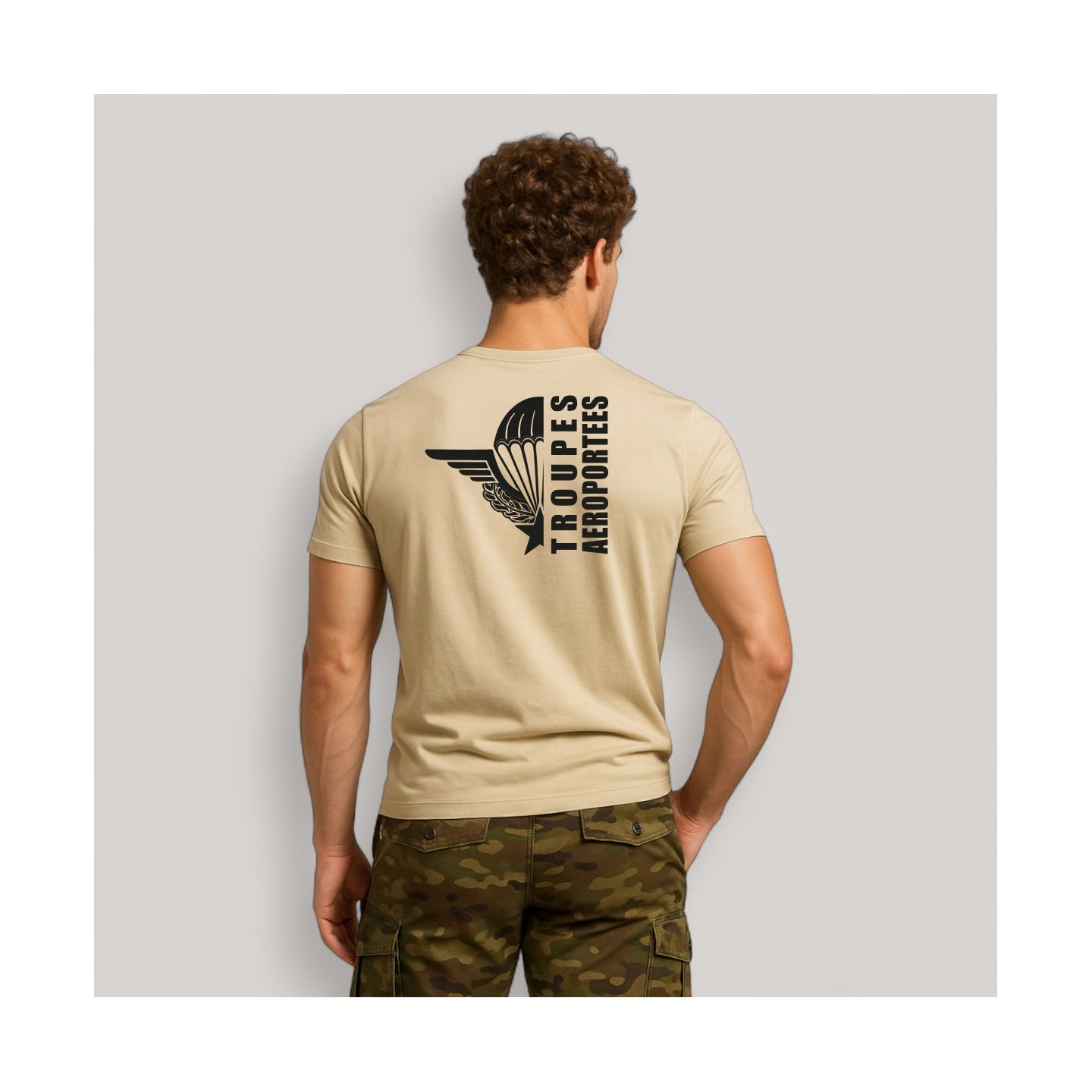 T-shirt Troupes Aéroportées design Coyote T-shirt Troupes Aéroportées design Coyote