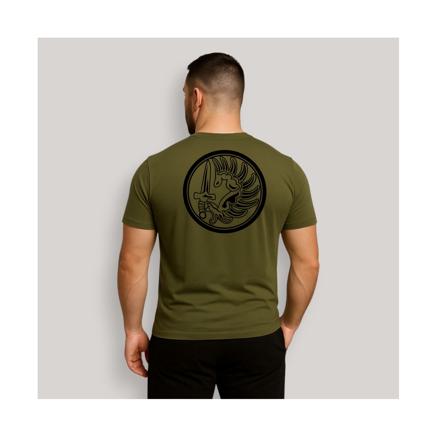 T-shirt Para Métro Kaki T-shirt Para Métro Kaki