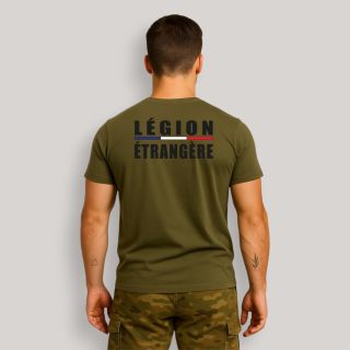 T-shirt 190g Légion Etrangère Liseré kakhi