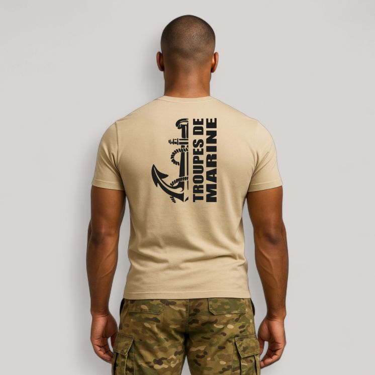 T-shirt Troupes de Marine design Coyote T-shirt Troupes de Marine design Coyote