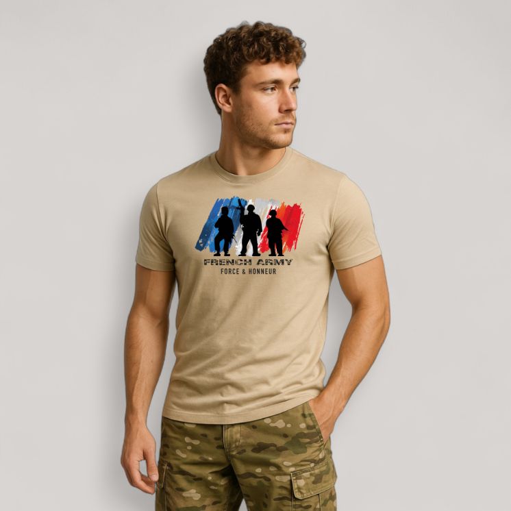 T-shirt French Army F&H Coyote