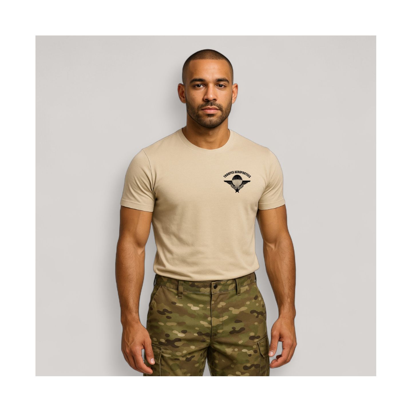 T-shirt Troupes Aéroportées Coyote T-shirt Troupes Aéroportées Coyote