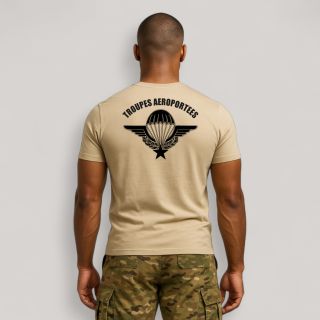 T-shirt Troupes Aéroportées Coyote