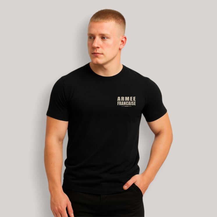 T-shirt Armée Française BR Noir
