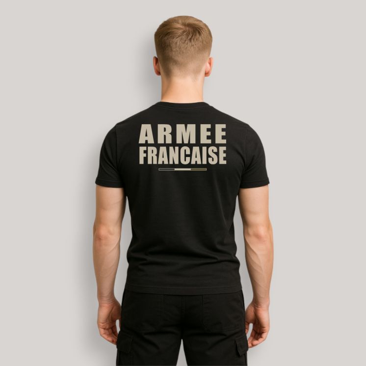 T-shirt Armée Française BR Noir