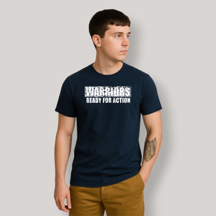 T-shirt Warriors Military Marine T-shirt Warriors Military Marine