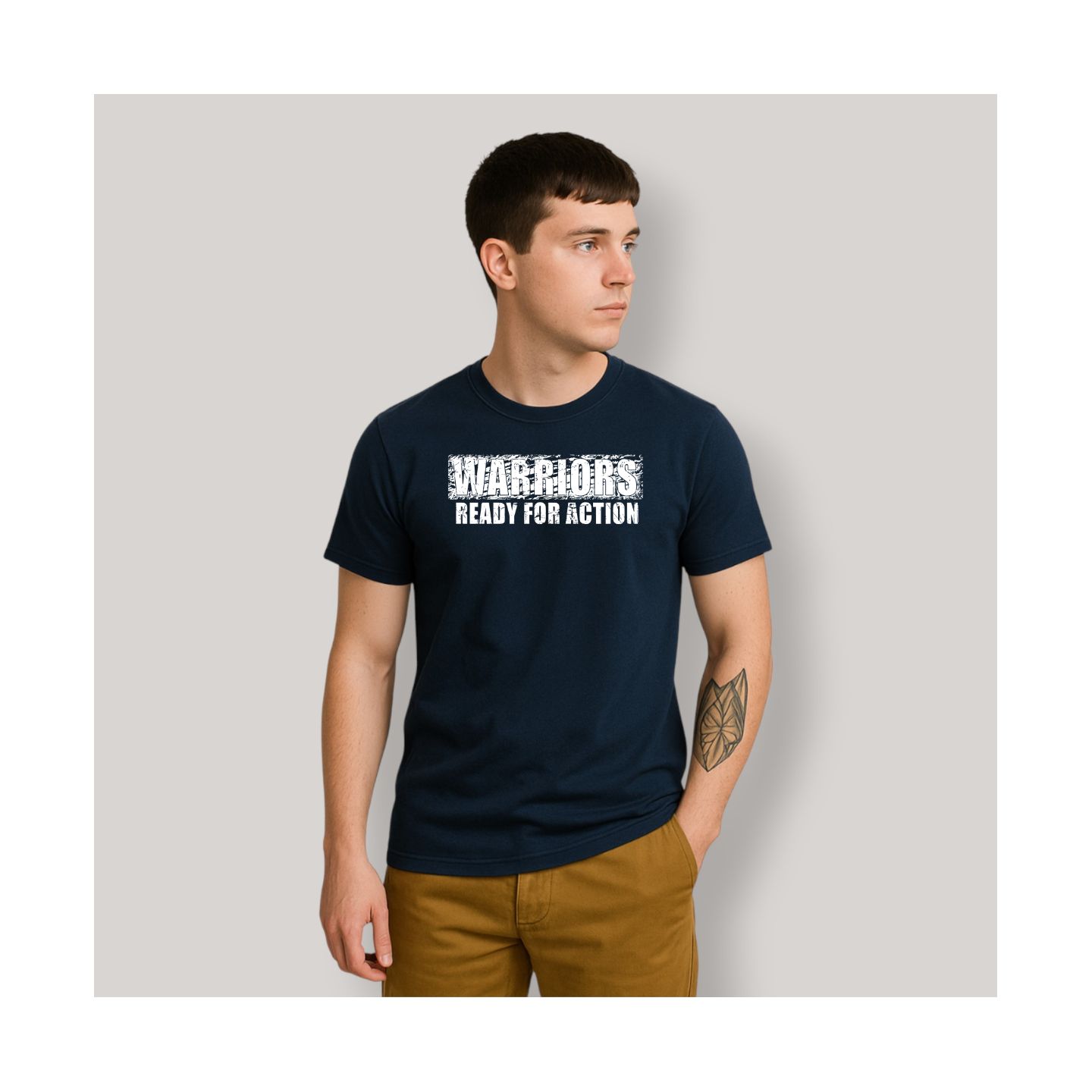 T-shirt Warriors Military Marine T-shirt Warriors Military Marine