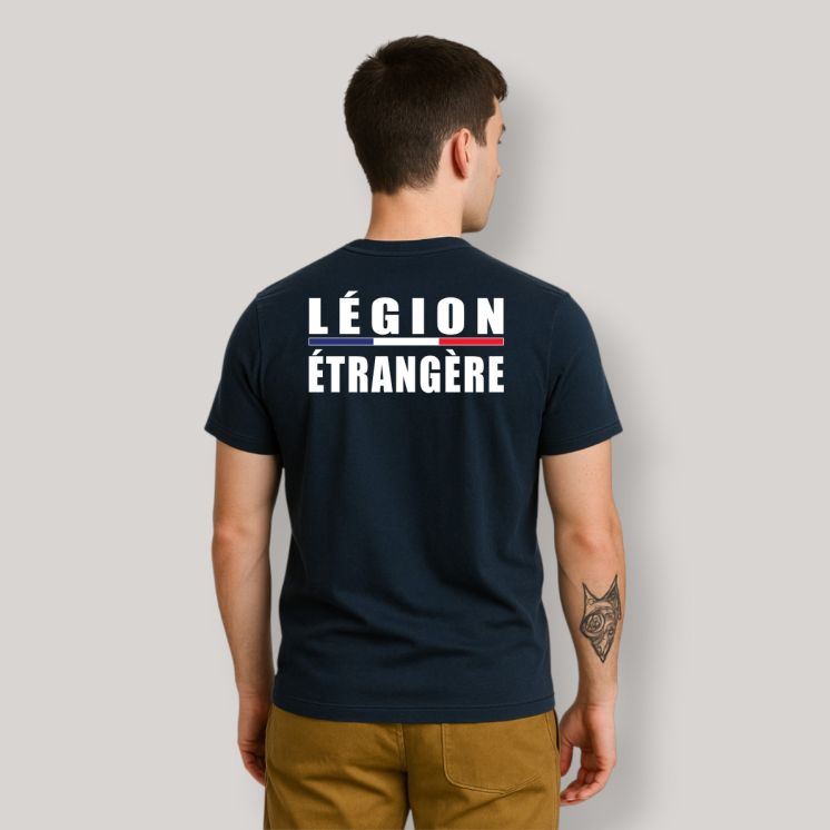 T-shirt 190g Légion Etrangère Liseré Marine