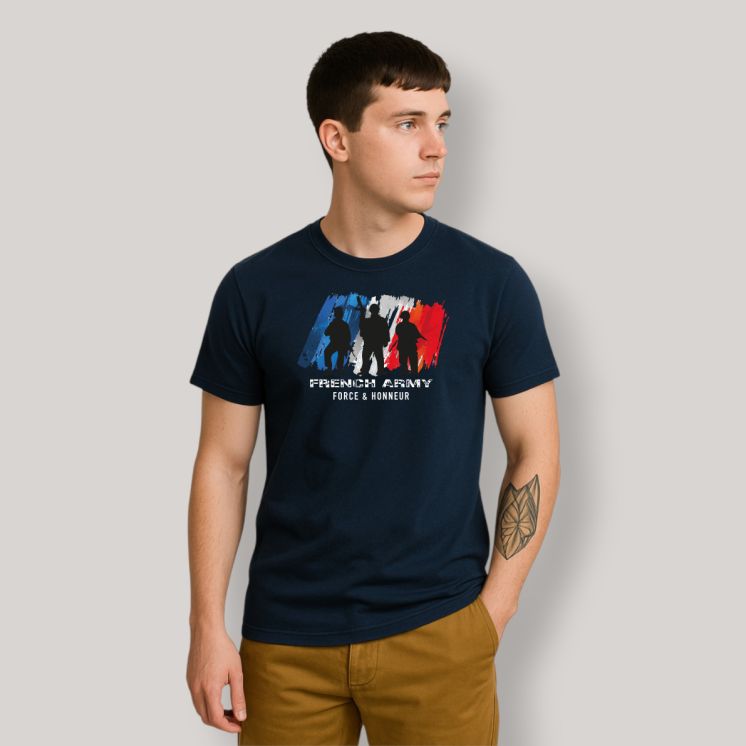T-shirt French Army F&H Marine