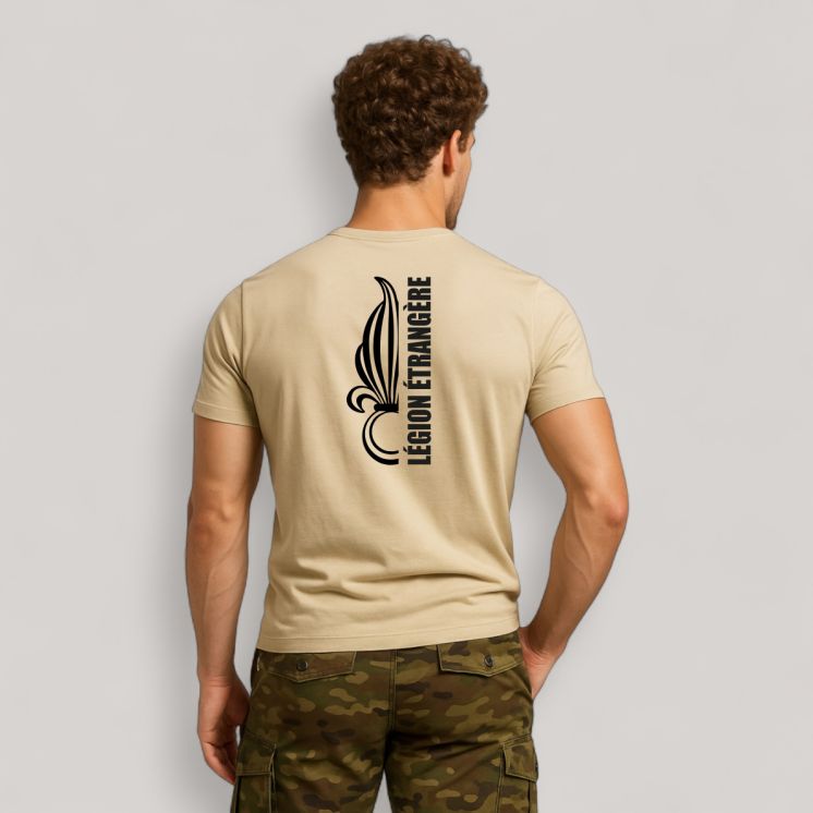 T-shirt Légion Etrangère design Coyote